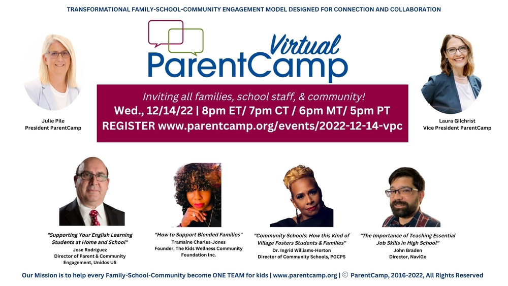 virtual parent camp banner