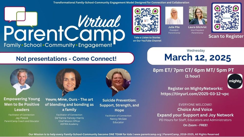 Spring into Connection: Join Virtual ParentCamp on March 12th!