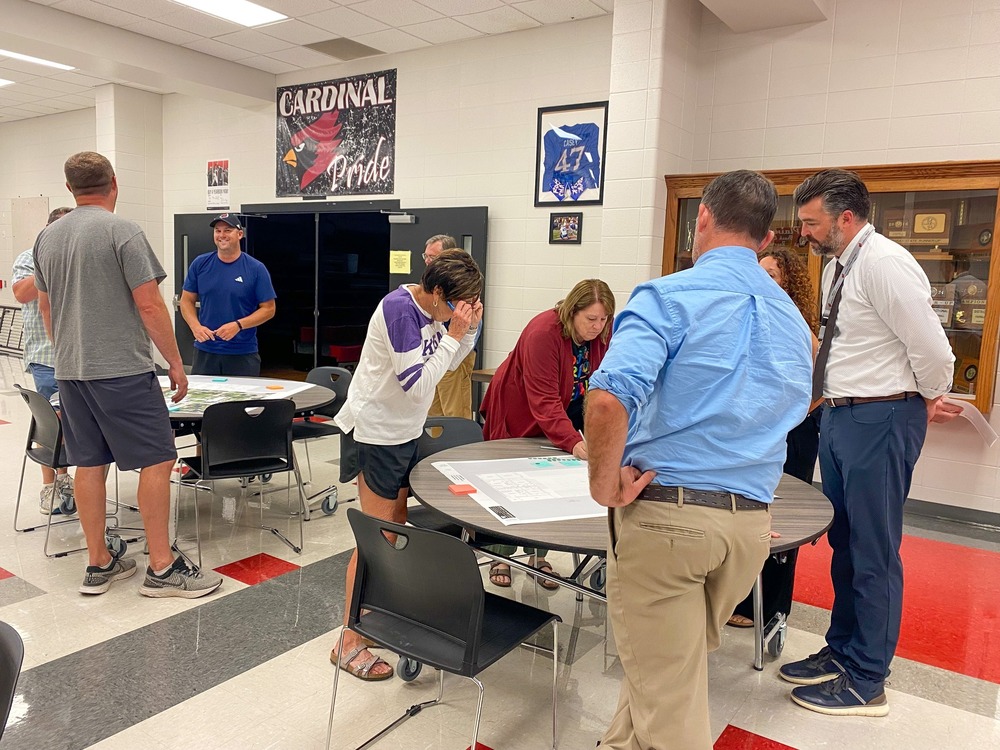 Board members working in a meeting