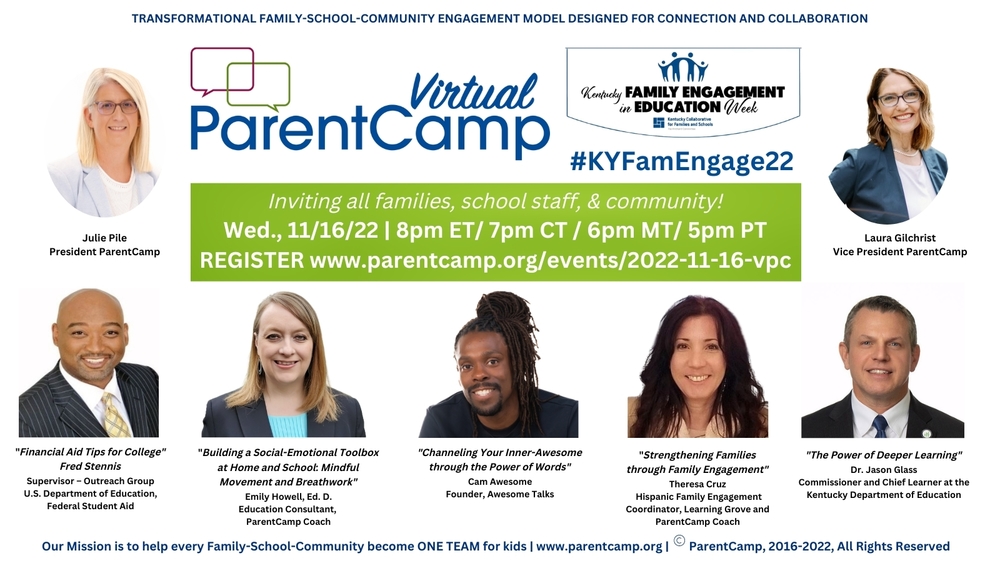 virtual parent camp banner