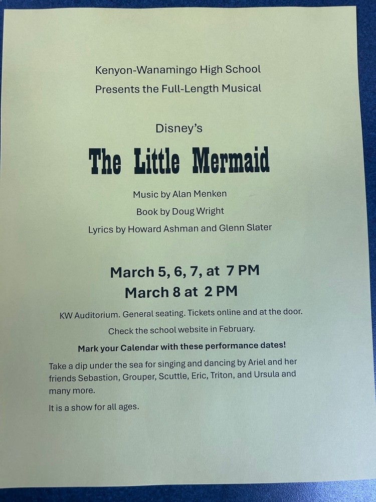 Flyer with event details