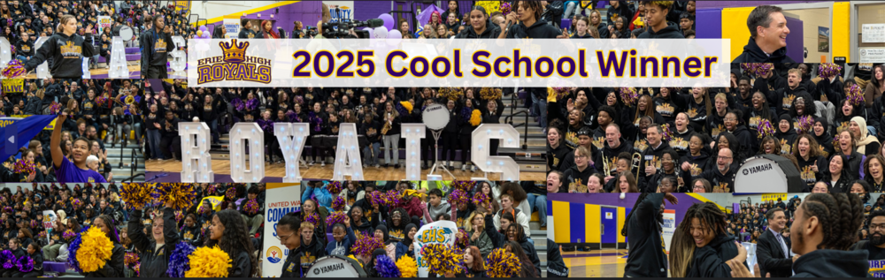 2025 Erie High Cool School Contest Winner.