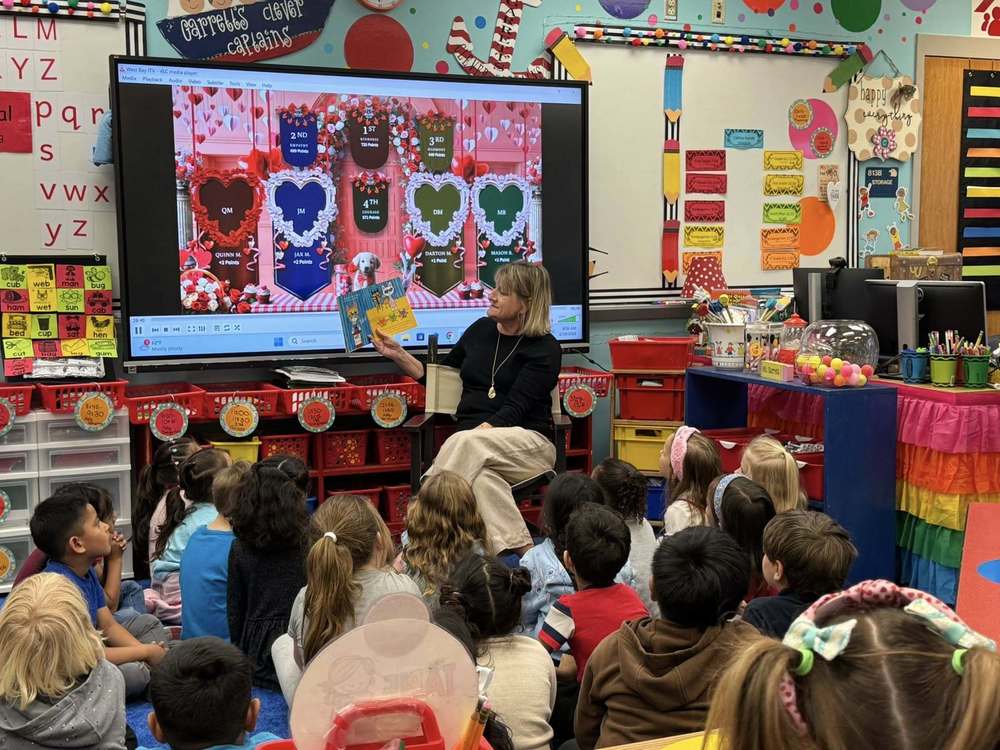 School board member reading