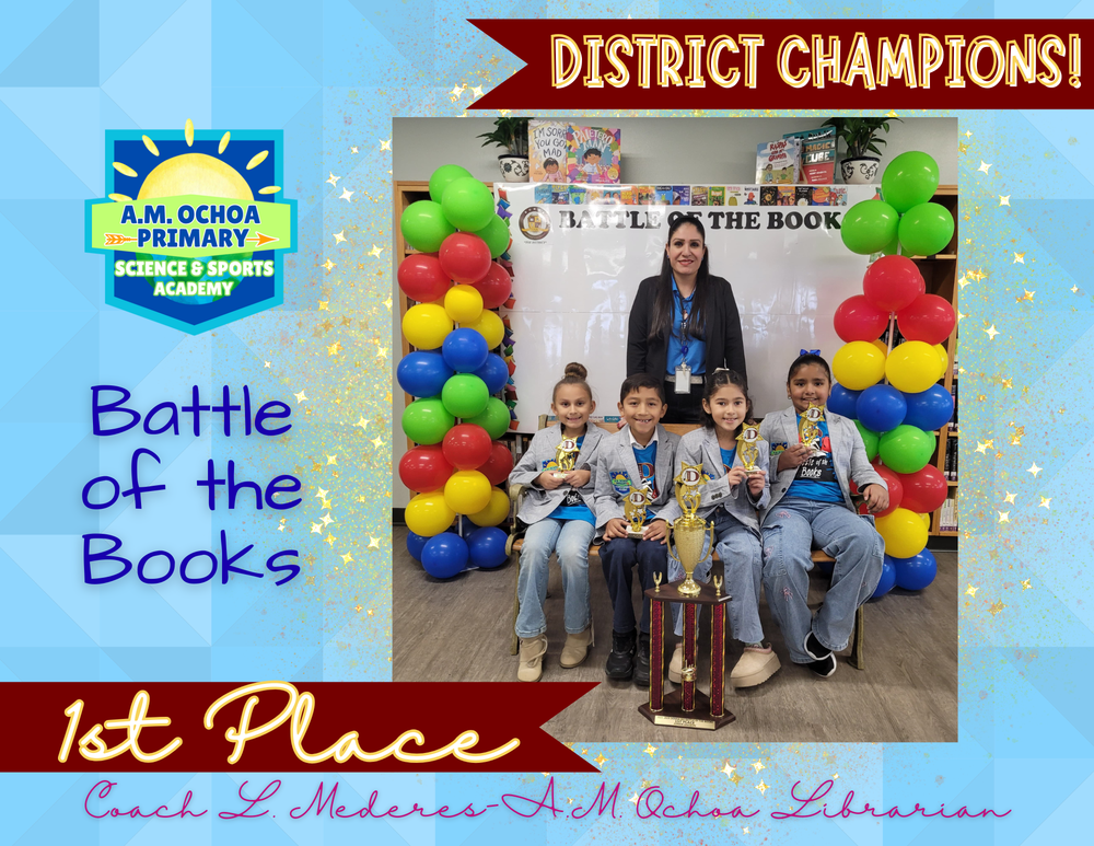 A.M. Ochoa Battle of the Books Team Members