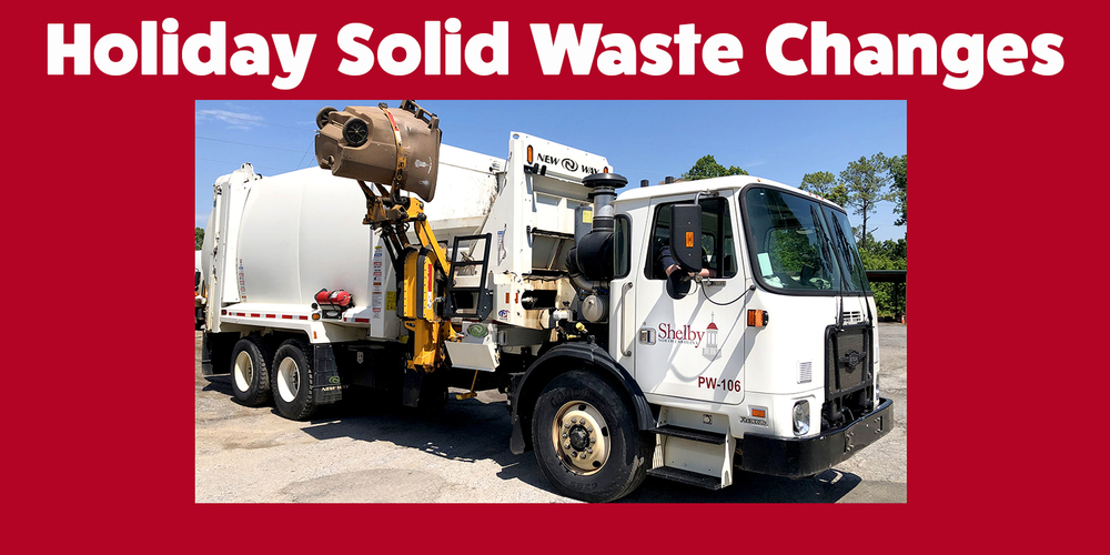 Holiday Solid Waste Changes