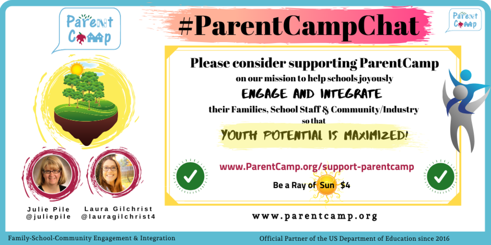 #ParentCampChat is on holiday until Wednesday, January 8th