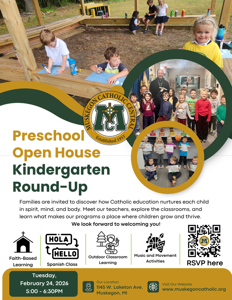Preschool Open House & Kindergarten Round-Up Invite