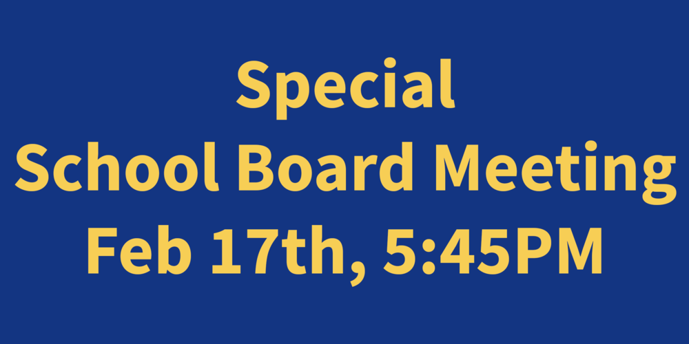 Special Board Meeting