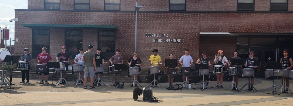 IHS Drumline attends workshop at IUP