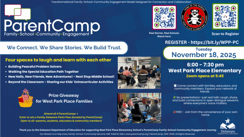 Parent camp flyer