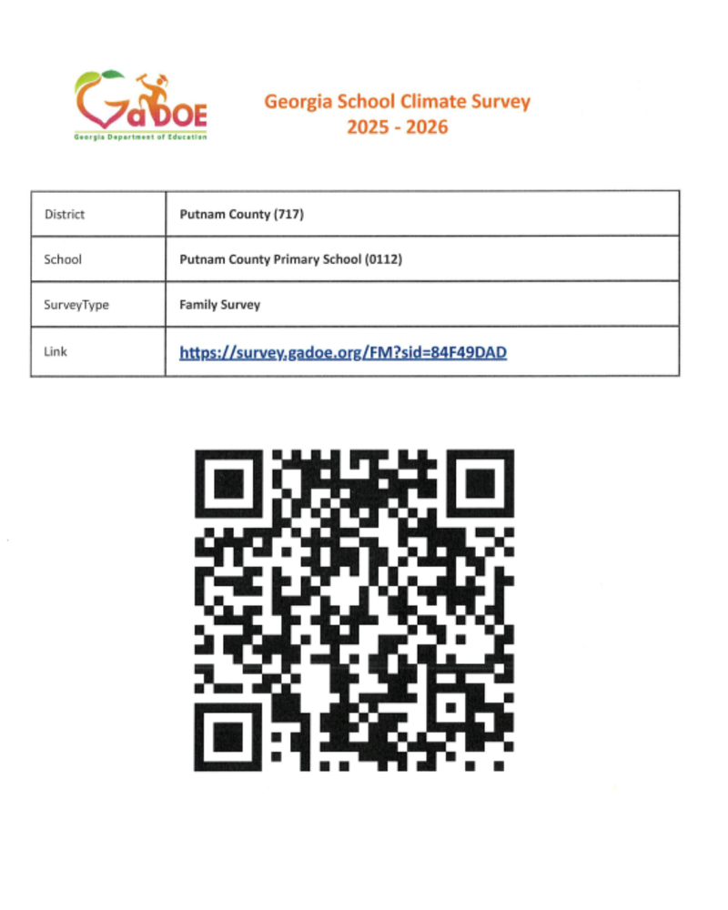 Georgia School Climate Survey 25-26