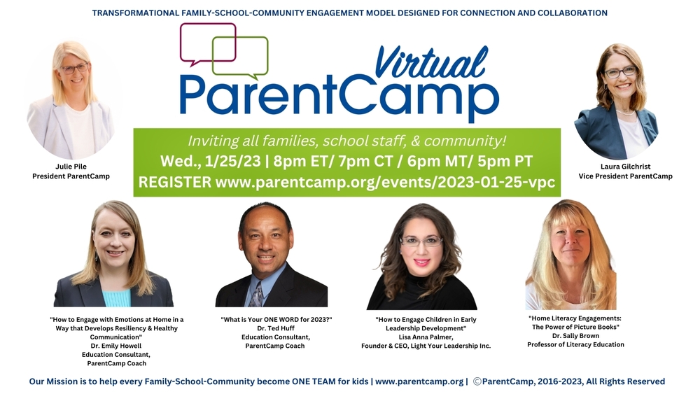 virtual parent camp banner