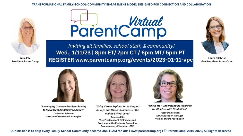 virtual parent camp banner