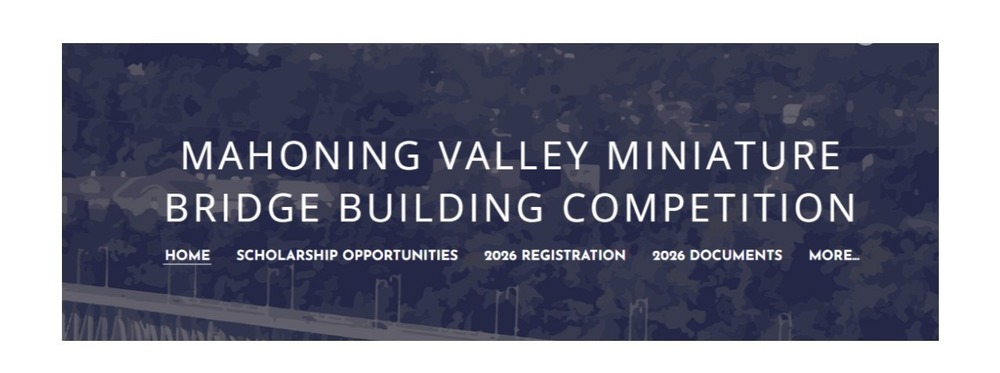 Mahoning valley Miniature bridge building competition