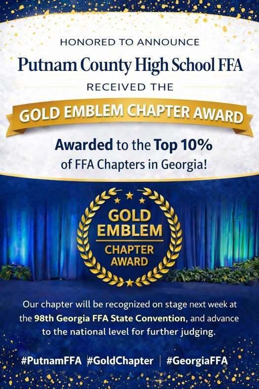 PCHS FFA Gold Emblem Chapter Award