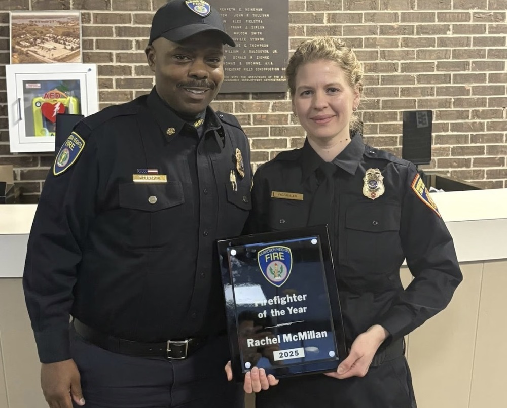 Rachel McMillian Firefighter of the Year