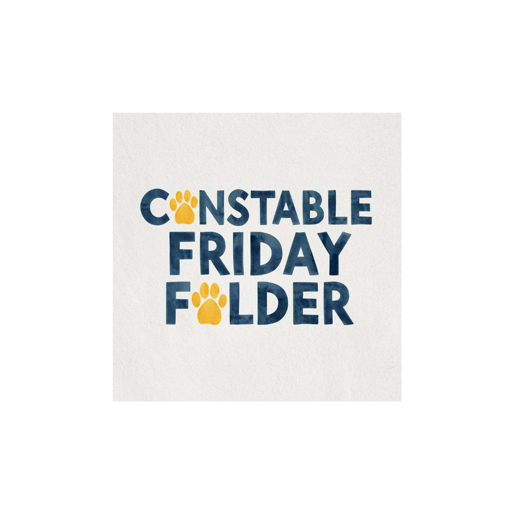 Constable Friday Folder