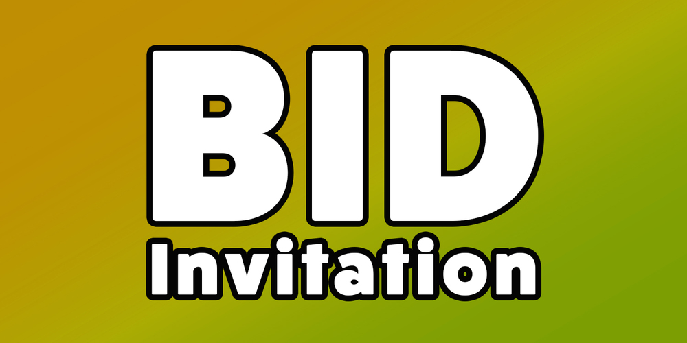 Bid Invitation Banner