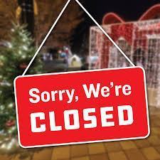 Athletic Facilities Closed