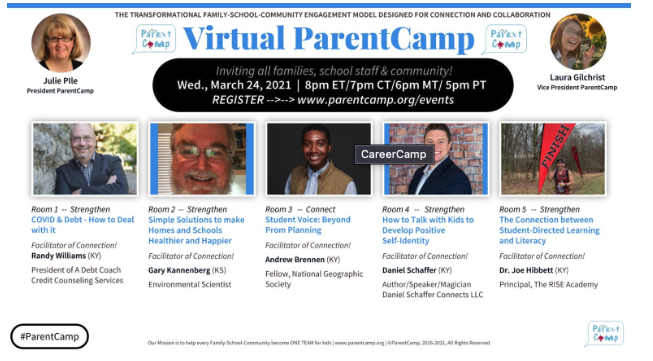 virtual parentcamp flyer