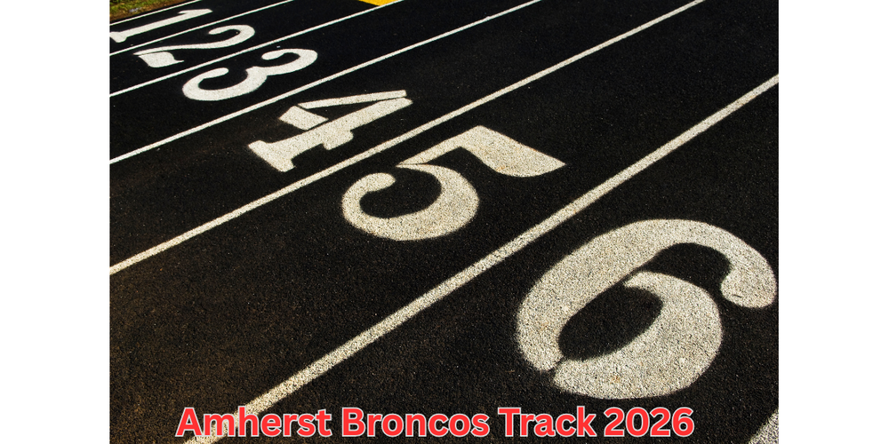 Generic track image with title Amherst Broncos Track 2026
