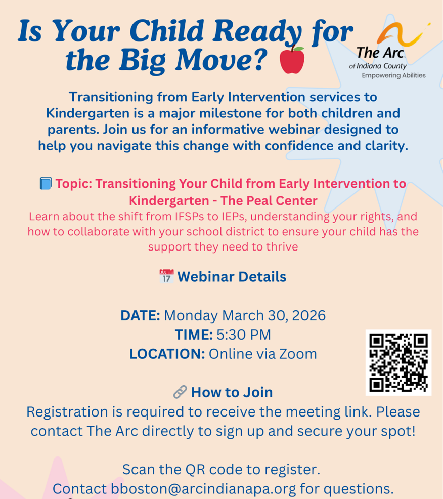 Webinar for EI to K Transition