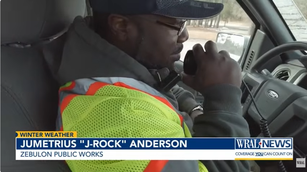 WRAL interview for storm