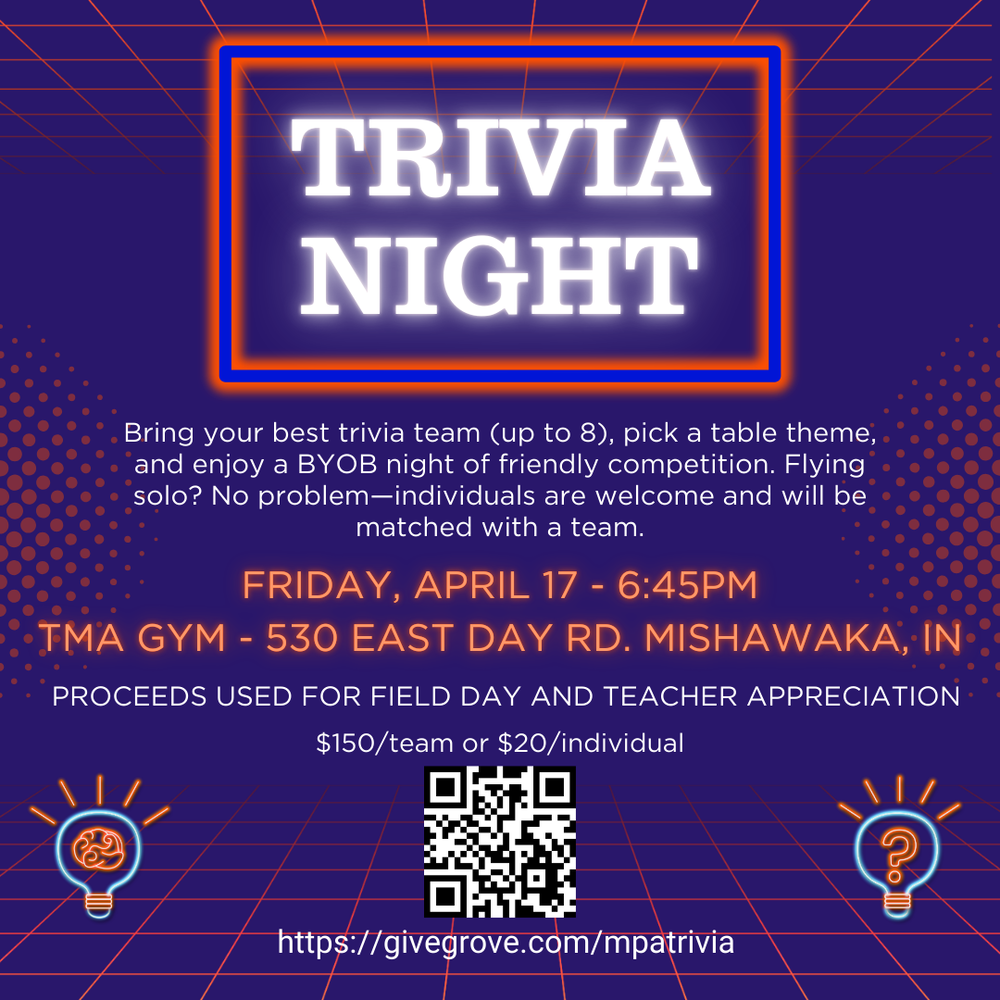 tivia night announcement