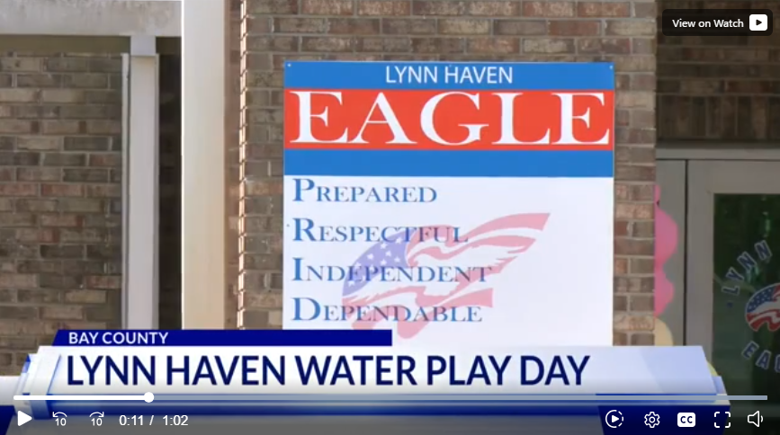 Screenshot of Water Play Day News Story