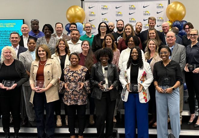 teachers smiling