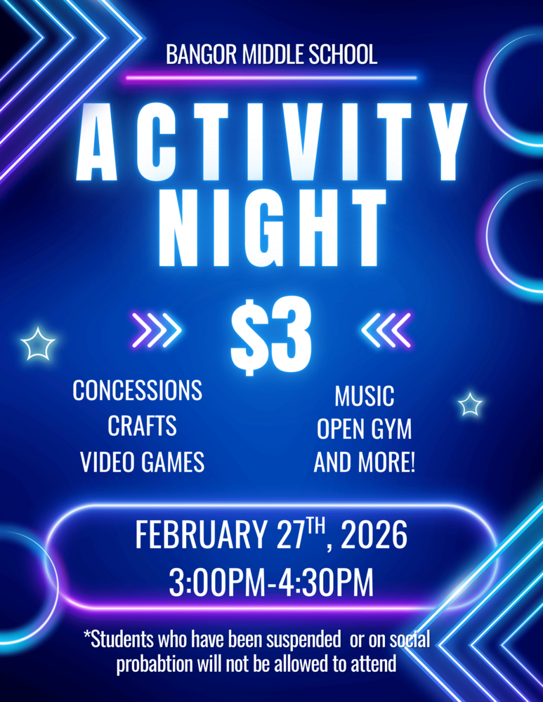 Bright blue image with neon letters.