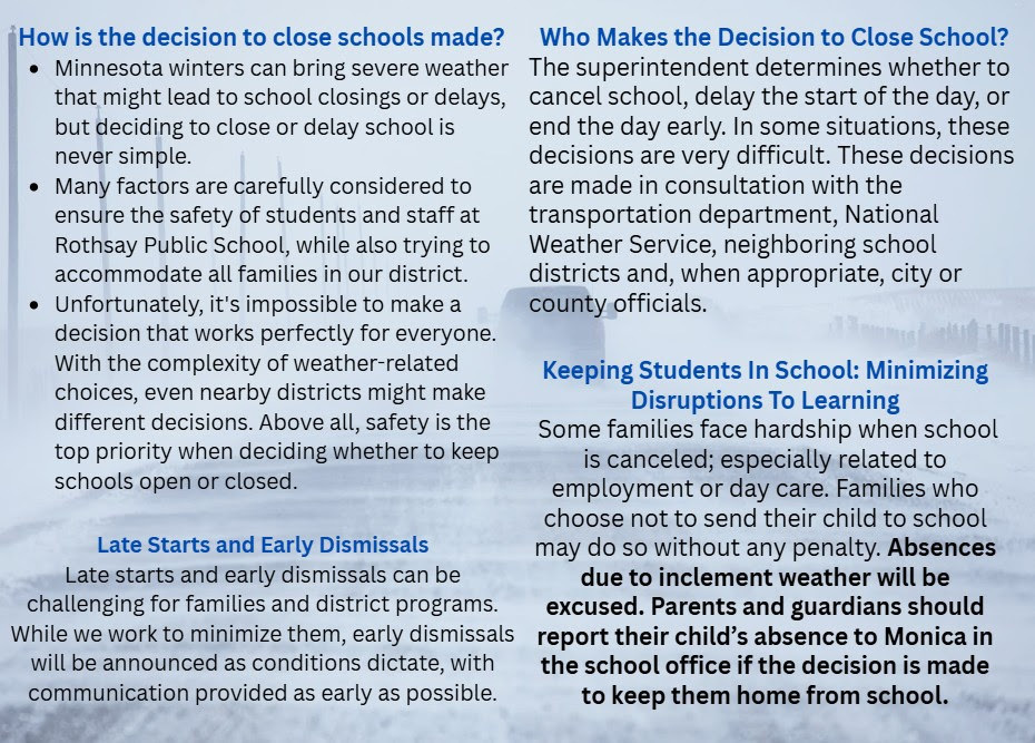 Weather Related Decisions