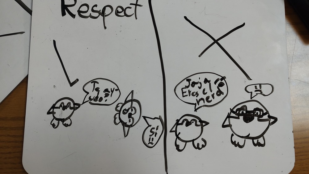 Drawing of Respect