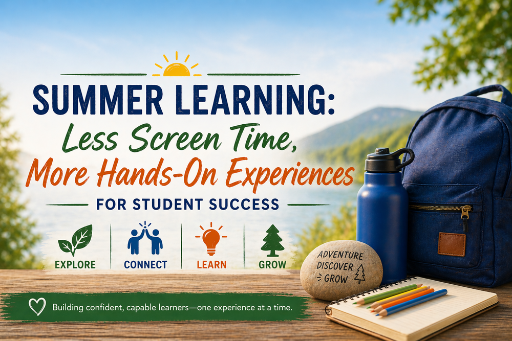 Summer Learning: Less Screen Time, More hands-on experiences for student success
