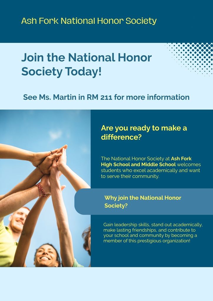 Join the Ash Fork Schools National Honor Society Today!