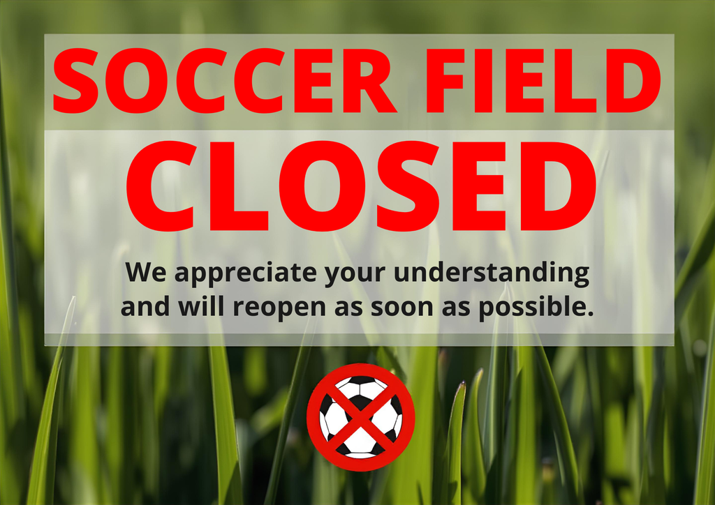 Soccer field Closed