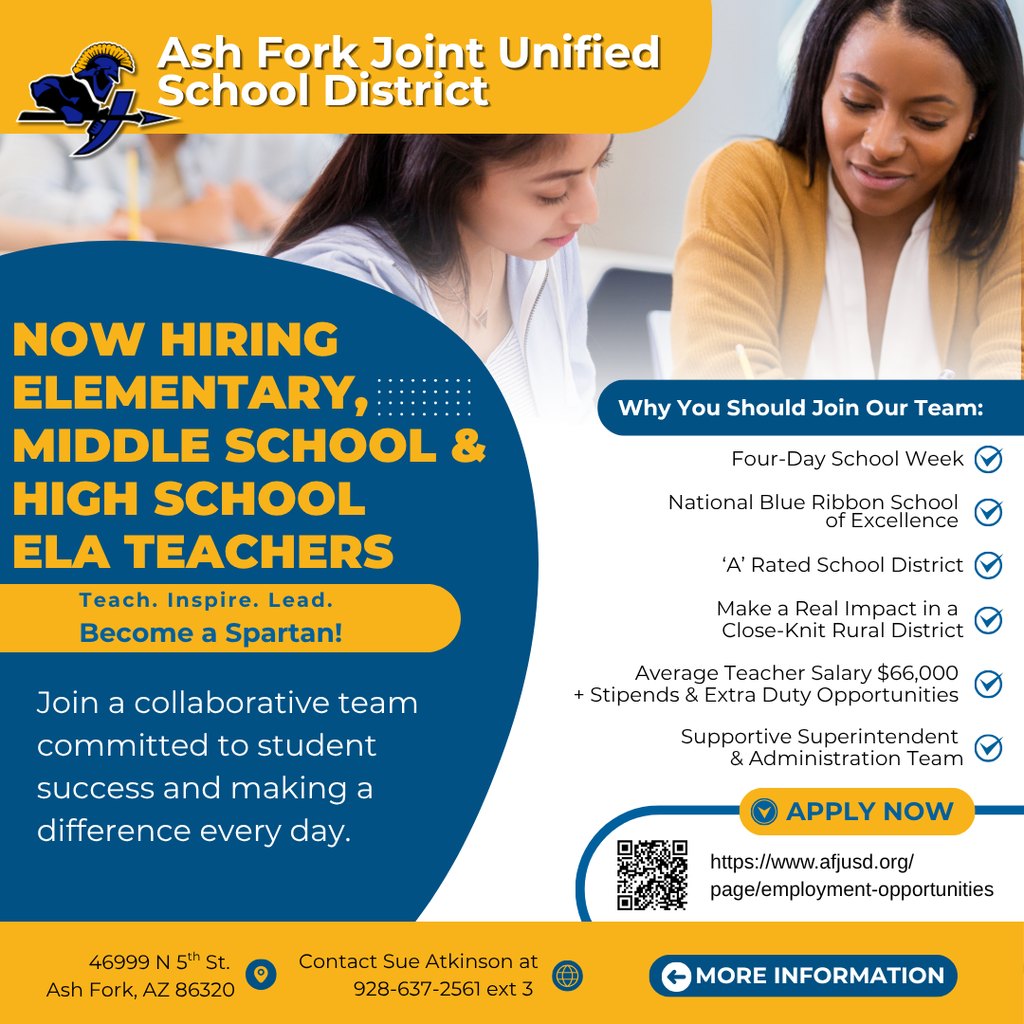 Now Hiring ELA Teachers