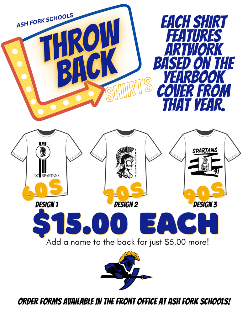 Throwback Shirt Flyer