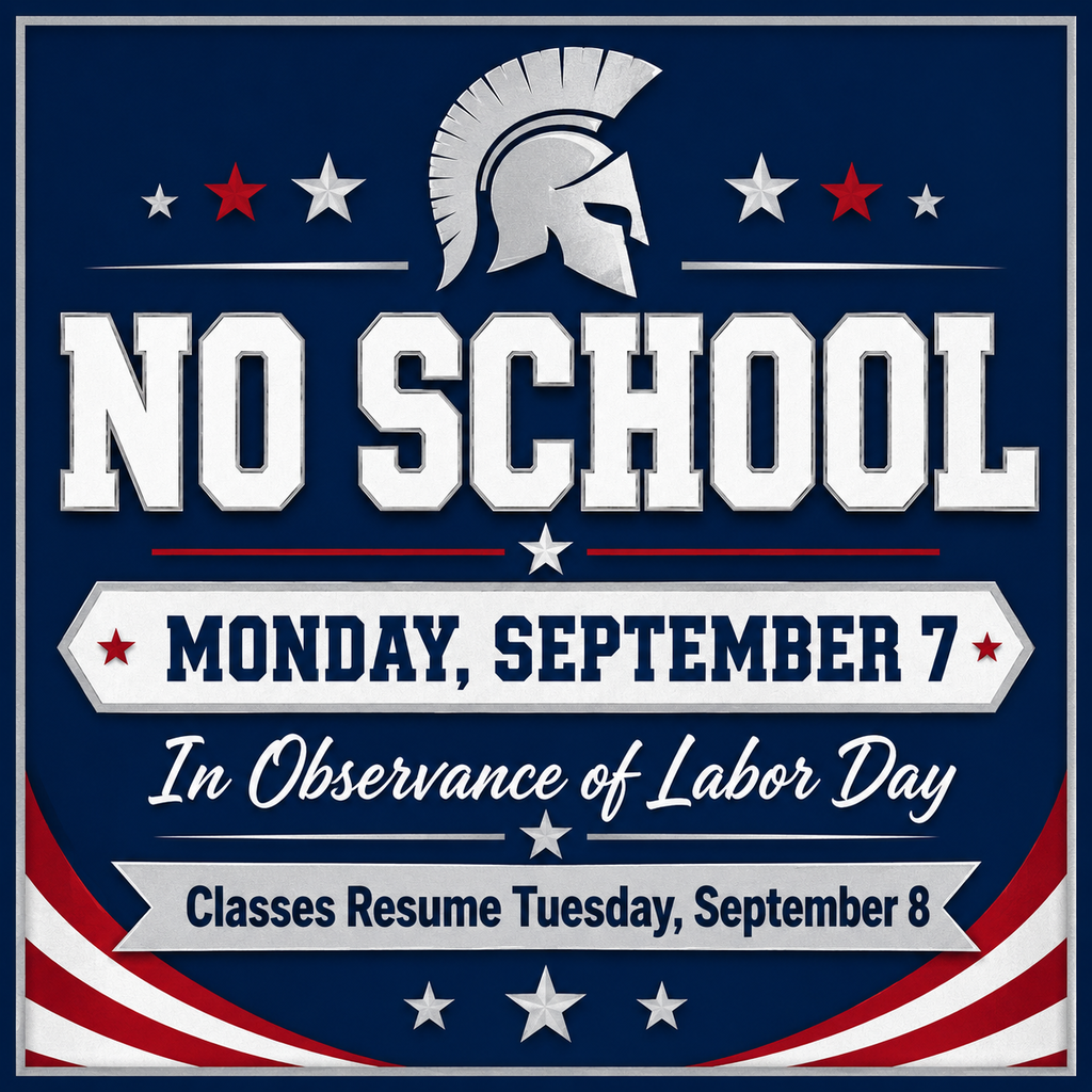 No school on Monday, September 7