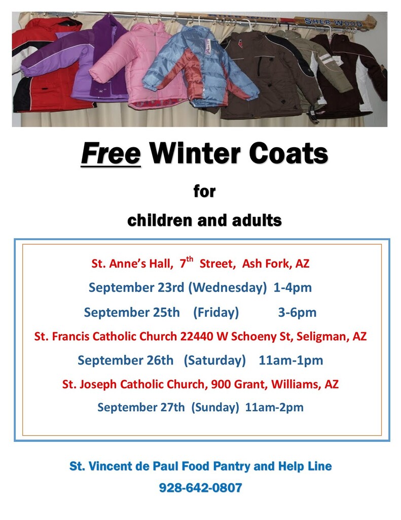 Free Coat flyer