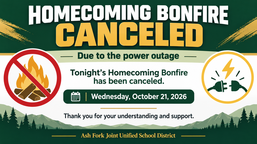 homecoming bonfire cancelled