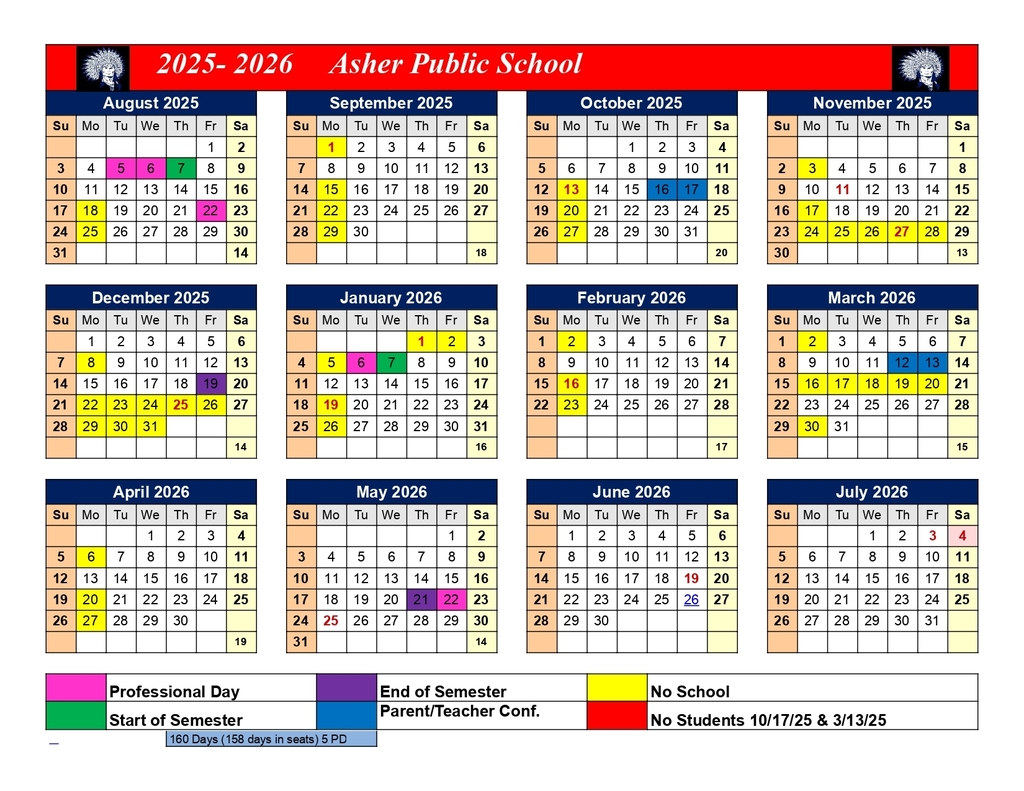 2026 FY Calendar