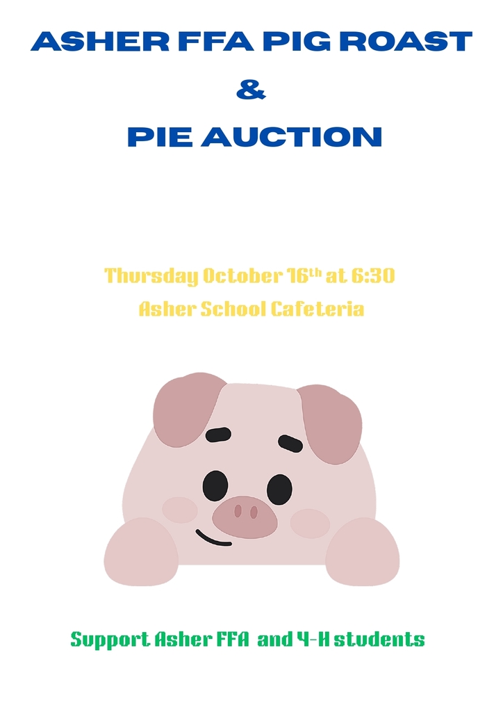 ASHER FFA PIG ROAST & PIE AUCTION