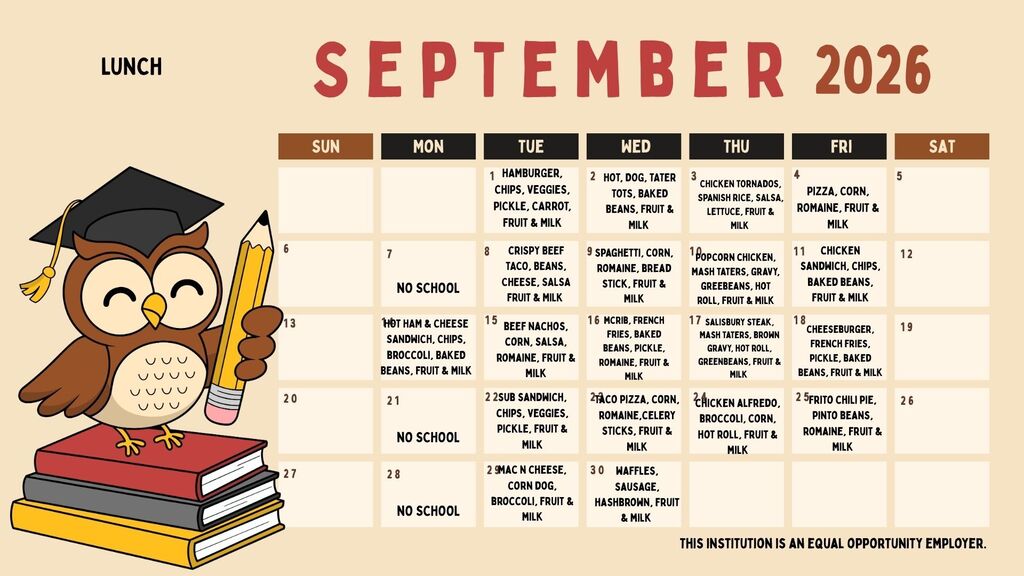 Menus- Sept