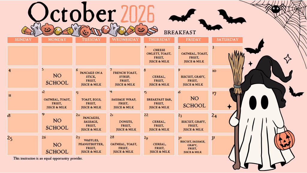 oct menu