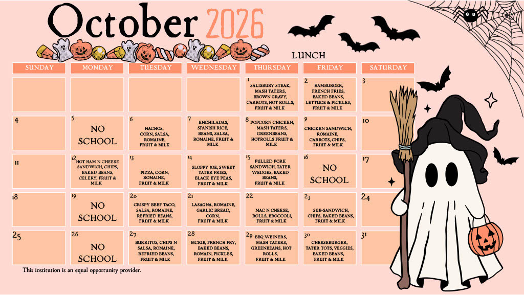 oct menus
