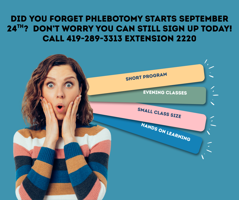 Phlebotomy Starts soon