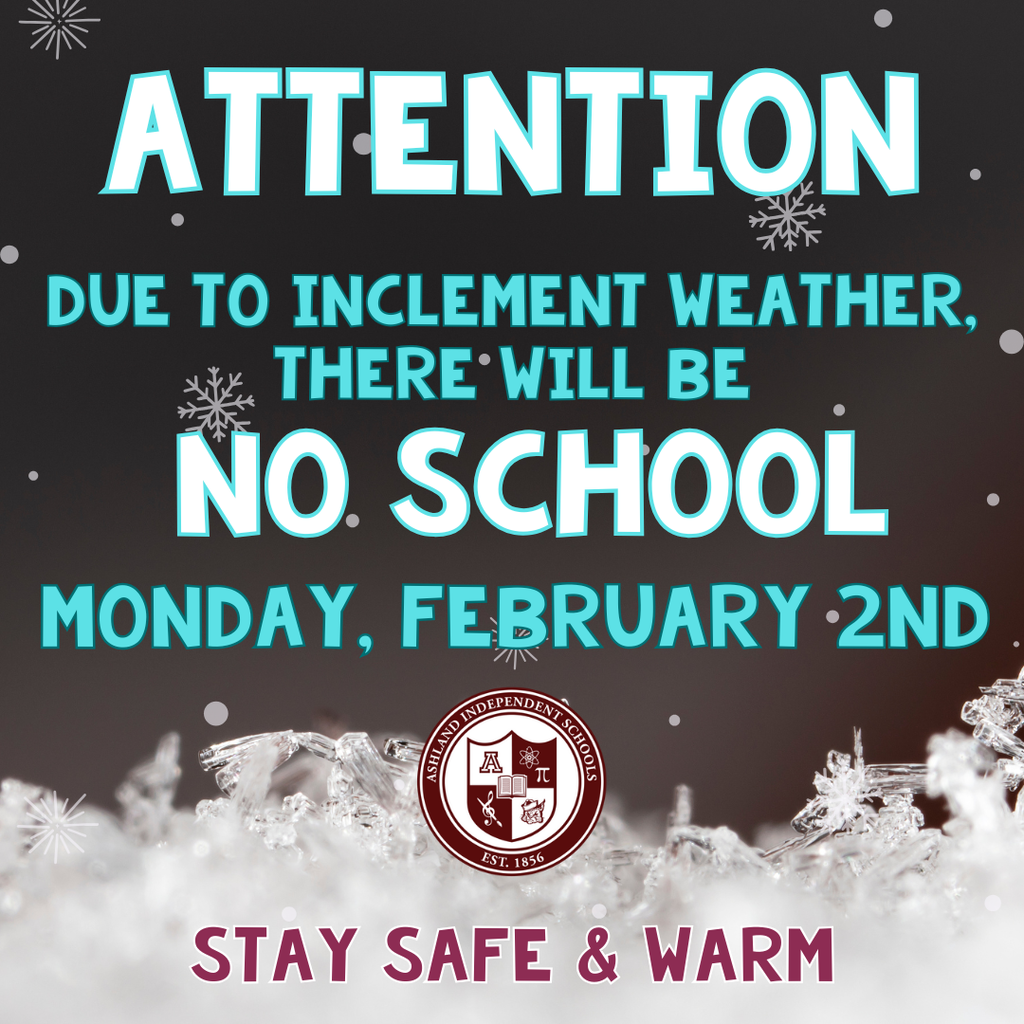 No School on Monday, February 2nd