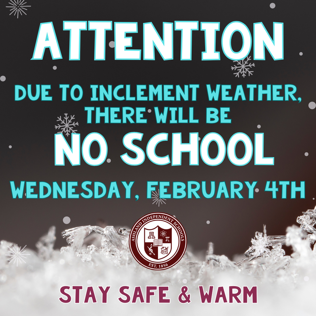 No School on Wednesday, February 4th