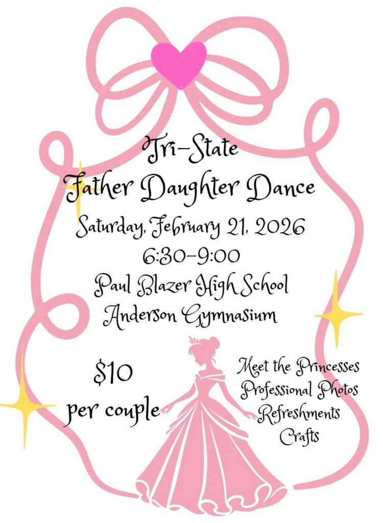 Father Daughter Dance on February 21st